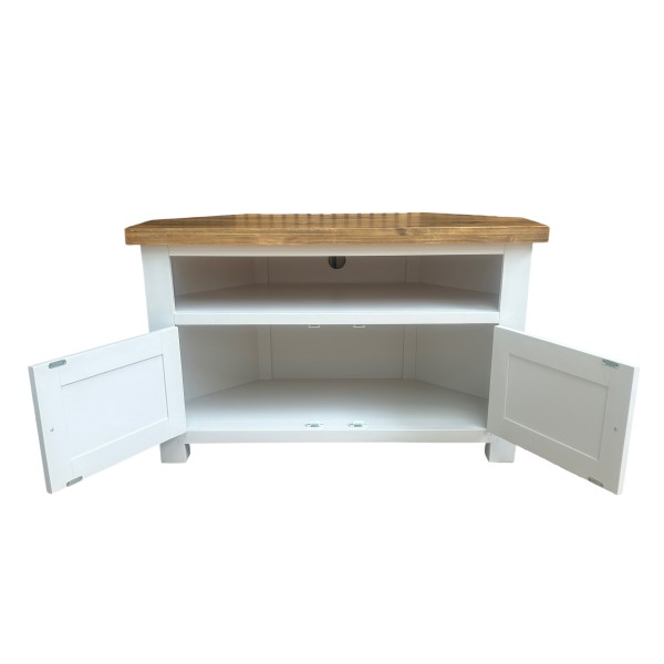 Cotswold Painted  Corner TV Unit 